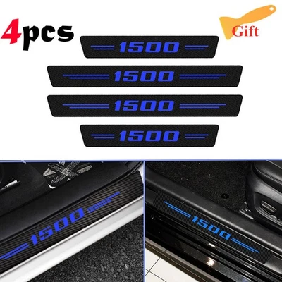 4x Ajuste Chevy Suburban 1500 Accesorios Camión Cabina Puerta umbral Placa Protector Cubierta Foto 1 de 4