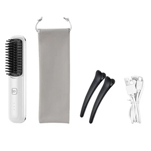 Cordless Hair Straightener Brush Charging Mode Hair Straightener for2244 - Imagen 1 de 10