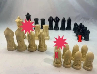 Peter Ganine MCM Vintage Gótico Ajedrez Pieza Reemplazos 31 D&D Avatar Elige Uno Foto 1 de 4