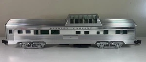 ARISTO-CRAFT G SCALE STREAMLINE BUDD PASSENGER READING VISTA DOME CAR ALUMINUM - Picture 1 of 12