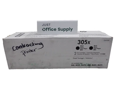 Картридж подлинный HP 305X CE410X (1) упаковка черный печать бесплатная доставка D - Изображение 1 из 4