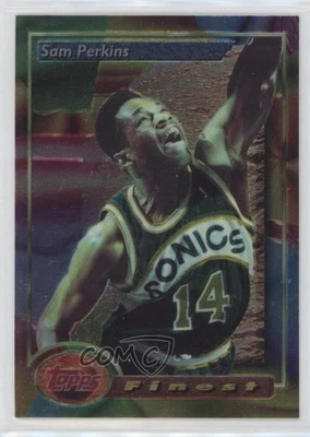 1993-94 Topps Finest Sam Perkins #186 - Image 1 of 2