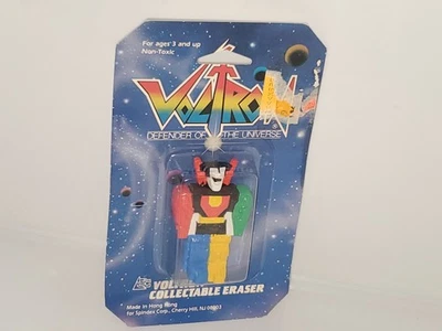 VINTAGE VOLTRON Defender of the Universe Collectable Eraser 1984. NEW SEALED HTF - Image 1 of 4