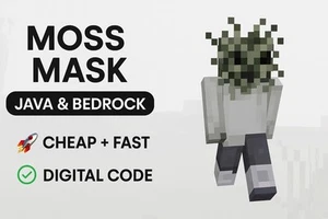 Minecraft - Moss Mask – Java & Bedrock | Cheap + Fast 🚀 - Picture 1 of 3