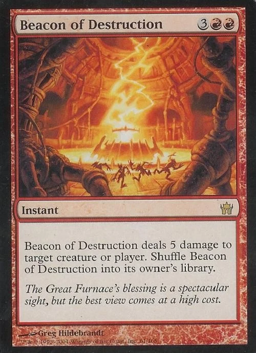 Beacon of Destruction - Medium Play MTG Fifth Dawn - Image 1 of 1