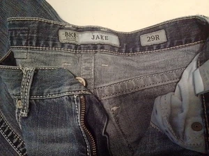 BKE Jeans Blue Jake Straight Leg Medium Wash Denim 29R - Picture 1 of 4