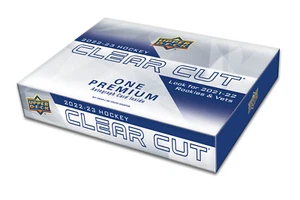 2021-22 & 2022-23 Upper Deck Clear Cut Hockey Sealed Hobby Box - Picture 1 of 13