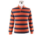 Tommy Hilfiger Mens Long Sleeve Classic Fit Striped Polo Rugby   0 Free Ship