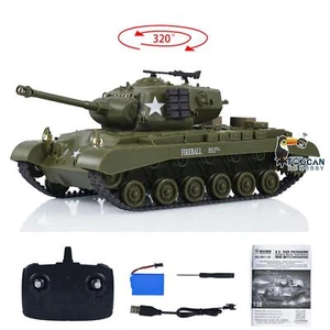 HengLong 1/30 RC Infrared Battle Tank Pershing M26 3841-02 W/Light Sound Sys - Picture 1 of 12