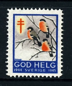 SWEDEN . 1944-45 Christmas Seal . Mint Never Hinged - Picture 1 of 1