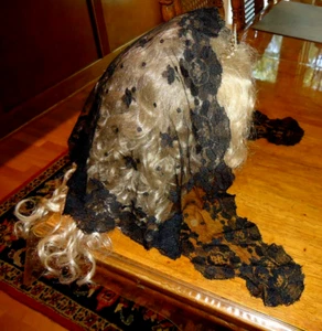 Vintage Soft Princess Lace Mantilla Church Head Cover Veil/Scarf - Picture 1 of 10