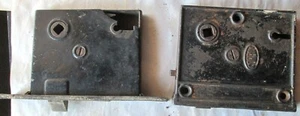 ANTIQUE CORBIN & UNBRANDED DOOR LOCKSETS, NO KEYS, USED SALVAGE - Picture 1 of 7