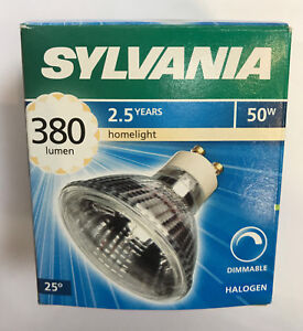 SYLVANIA Halogenlampe Hi-Spot ES63 230V 50W GU10 25° warm white DIMMBAR