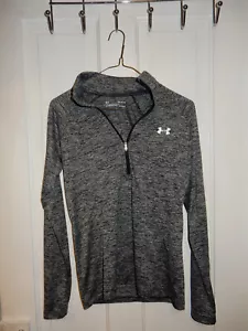 Women's Small Under Armour HeatGear Loose black grey, EXC! - Picture 1 of 7
