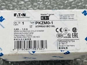 Eaton Motorschutzschalter PKZM0-1 0,63 - 1,0 A NEU - Bild 1 von 4