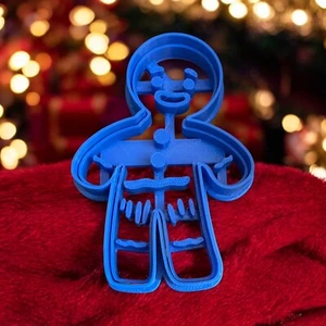 Gingerbread Man From Shrek Cookie Cutter 3d Printed - Picture 1 of 1