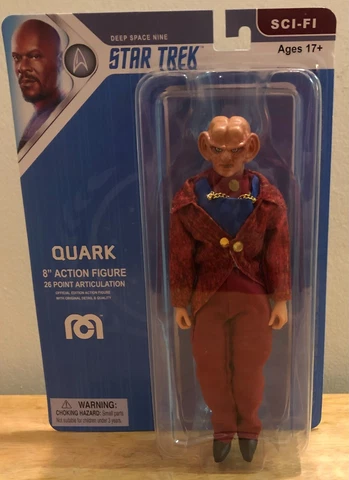 2021 Topps Mego Star Trek Quark 8" Figure - Mint on card Cover