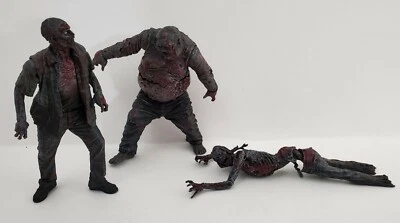 The Walking Dead AMC TV Bloody Zombie 3 Action Figure Set  - Image 1 of 4