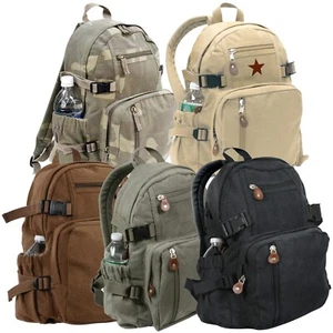 Mochila Compacta Vintage - Mochila - OD, Negra, Woodland Camo, Caqui, Marrón - Imagen 1 de 7