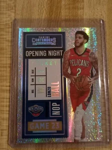 2020 LONZO BALL PANINI CONTENDERS #32 OPENING NIGHT FOTL #D/25 SP CARD PELICANS - Picture 1 of 3