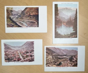Georgetown Colorado & Mt. of the Holy Cross Set 4 Vintage Color Photo Postcards - Picture 1 of 9