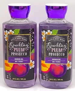 2 BATH & BODY WORKS SPARKLING PLUM PROSECCO SHOWER GEL BODY WASH 10 FL OZ NEW - Picture 1 of 1