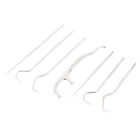 7Pcs Stainless Steel Toothpick Household Travel Tooth pick With Case Oral Cl S❤B