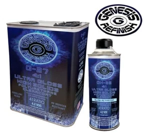 Genesis Refinish Clearcoat Super Gloss Polyurethane 1.25 Gal Kit -FREE SHIPPING! - Picture 1 of 3