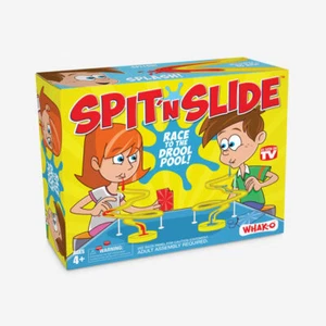 SPIT 'N SLIDE Prank Fake Gag Funny Joke Gift Box Board Game PARODY kids - Picture 1 of 11