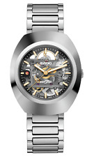 New Rado DiaStar Original Skeleton Stainless Steel Gray Dial Men Watch R12162153