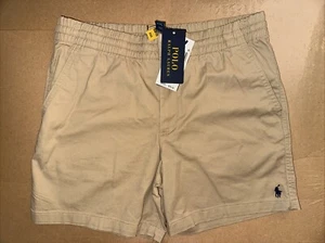 NWT POLO RALPH LAUREN BOYS KHAKI SHORTS SZ16 BEIGE - Picture 1 of 5
