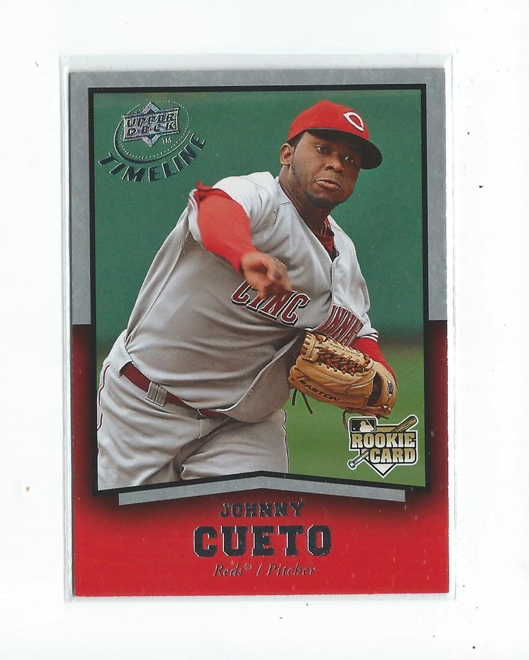 2008 Upper Deck Timeline #55 Johnny Cueto RC Rookie Reds Royals Giants - Imagem 1 de 1