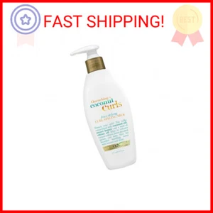 OGX Quenching + Coconut Curls Frizz-Defying Styling Milk, Nourishing Leave-In Ha - Picture 1 of 2