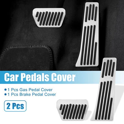 Gas Brake Pedal Cover Anti Slip for BMW 1 2 3 4 5 7 Series 14-19 Aluminum Alloy - Image 1 of 4
