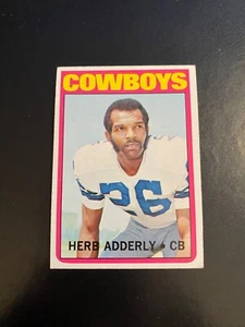 1972 TOPPS FOOTBALL #66 HERB ADDERLY!! $1 SHIPPING!! - Picture 1 of 2