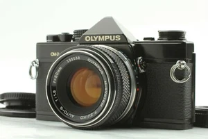Rare Lens [EXC+5] OLYMPUS OM-2N Black + M-SYSTEM F.ZUIKO 50mm f/1.8 From JAPAN - Picture 1 of 12