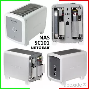 NETGEAR® SC101★STORAGE CONTROL UNIT BACKUP SYSTEM★2 SLOT IDE 3.5P ETHERNET NAS - Picture 1 of 14