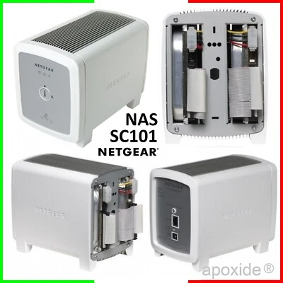 NETGEAR® SC101★STORAGE CONTROL UNIT  BACKUP SYSTEM★2 SLOT IDE 3.5P  ETHERNET NAS - Image 1 of 4