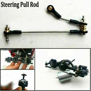 Upgrade Metal Steering Pull Rod DIY Kit For 1/16 WPL B1 B14 B24 B24 C14 C24 RC
