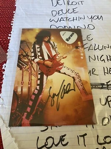 Bruce Kulick Hand Signed Photo Setlist 2017 Sydney Australia Tour Guitar Pick - Bild 1 von 12