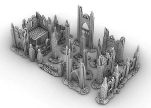 Dekor Gamescape 3D Gelände des Doms Ruine - Picture 1 of 4