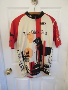 Black Dog Louis Garneau Cycling Jersey L - Picture 1 of 3