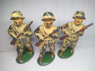 3 soldados de juguete chinos/mongoles Barclay Foto 1 de 3