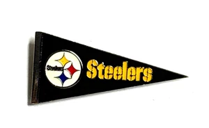 Vintage Pittsburgh Steelers NFL Pennant Hat Lapel Pin - Picture 1 of 1