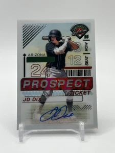 2024 Panini Prospect Edition Autograph JD Dix #123-Arizona Diamondbacks - Picture 1 of 2