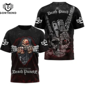 Five Finger Death Punch Design 3D T-Shirt - Bild 1 von 4