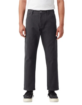 [DUR03SBK] MENS DICKIES REGULAR FIT STONEWASHED DUCK CARPENTER PANTS - Image 1 of 3