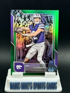 Avery Johnson 2025 Bowman U Chrome #42 1° rifrattore Bowman True Green /99 - Foto 1 di 3