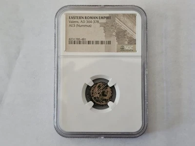 Eastern Roman Empire Coin Valens Ad 364-378 Fall of Rome - NGC Certified Coin - Image 1 of 2