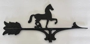 Aluminiumguss Wetterfahne Pferd Pfeil 21" lang Scheune Bauernhaus Bauernhof Dekor - Bild 1 von 14